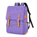 The Bag to Oldschool – Laptop Rugzak paars