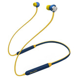 draadloze gele in-ear headphones