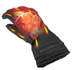 Verwarmde handschoenen voor de winter