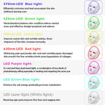 Gezichtsmasker lichttherapie | 7 kleuren licht | Anti ouderdom